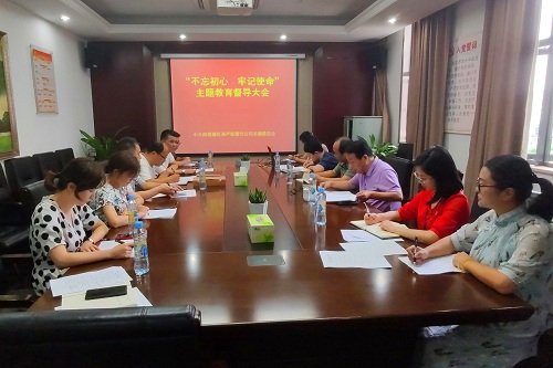 南昌城投集團公司“不忘初心、牢記使命” 主題教育調(diào)研督導(dǎo)全面展開